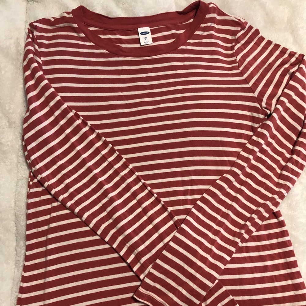 Long sleeve stripped shirt